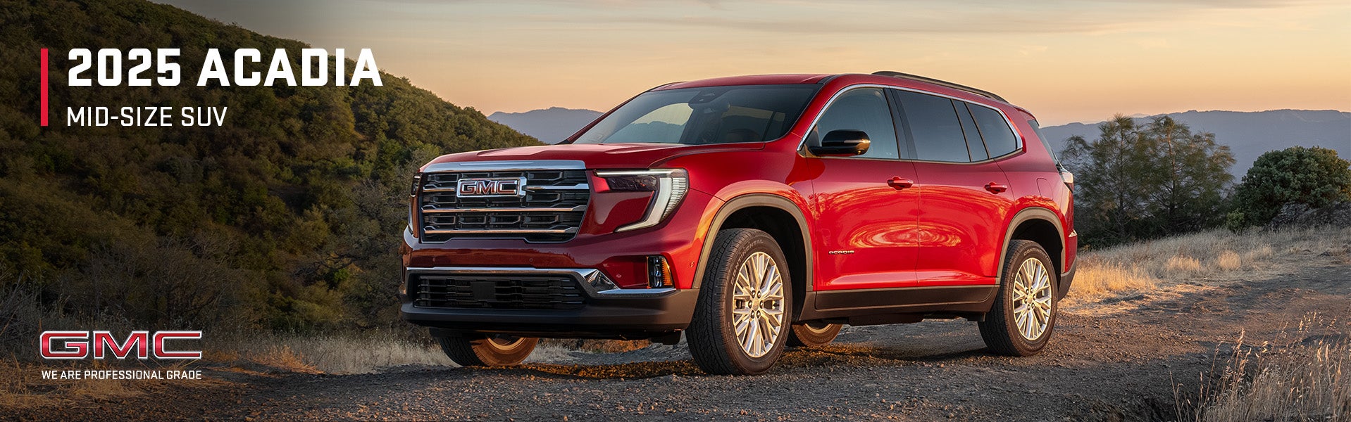 2025 Red GMC Acadia SUV